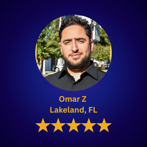 Omar Z — Lakeland, FL testimonial